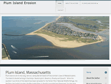 Tablet Screenshot of plumislanderosion.com